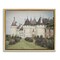 Stupell Industries French Castle Landmark Framed Floater Canvas Wall Art Design by Graffi*tee Studios
